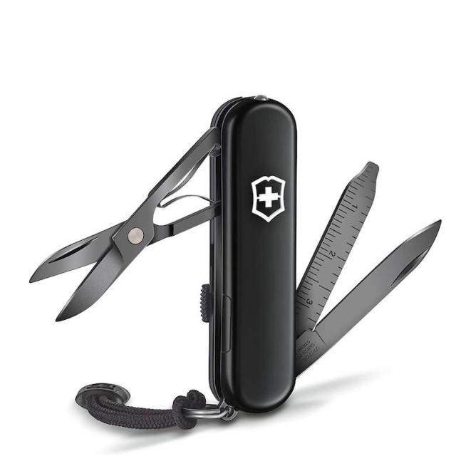 [三太郎の日P10倍！] 防災グッズ 日本正規品 Victorinox ビクトリノックス シグネチャーライト オニキス 0.6226.31P 保証書付き 工具箱 コンパクト ギア 防災用品 キーホルダー カギ 鍵 アウトドア 登山 キャンプ 釣り マルチツ