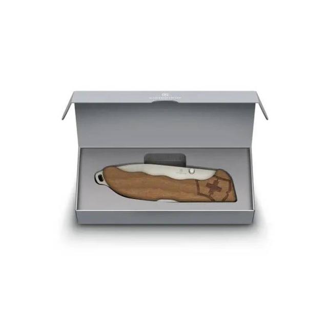 [三太郎の日P10倍！] 防災グッズ victorinox エボークウッド Walnut ビクトリノックス ナイフ アウトドアエボークマルチツール 木目 ウォルナット エヴォーク
