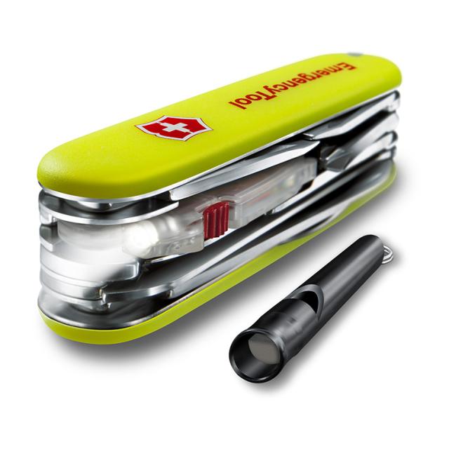 VICTORINOX(ビクトリノックス) エマージェンシーツール ハントマン 1.7915.808-X1 蓄光ハンドル仕様 多機能 ナイフ 防災グッズ スイス製マルチツール 小型 コンパクト十徳ナイフ 万能ナイフ 登山 ハイキング キャンプ 【国内正規品】