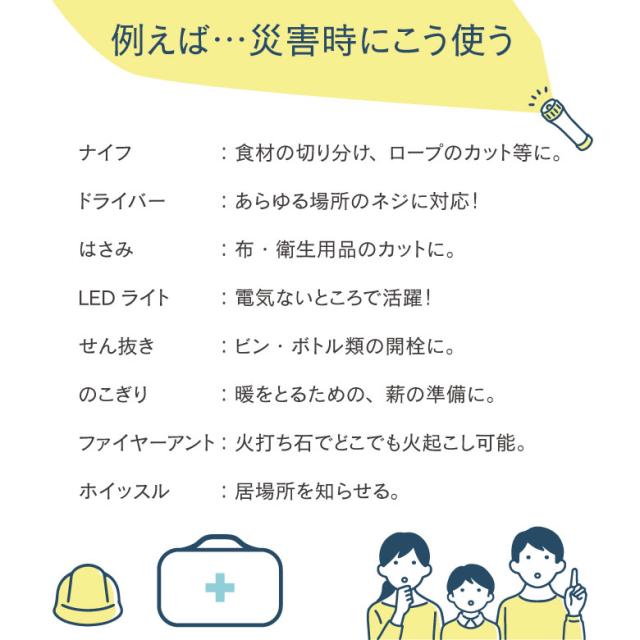 VICTORINOX(ビクトリノックス) エマージェンシーツール ハントマン 1.7915.808-X1 蓄光ハンドル仕様 多機能 ナイフ 防災グッズ スイス製マルチツール 小型 コンパクト十徳ナイフ 万能ナイフ 登山 ハイキング キャンプ 【国内正規品】