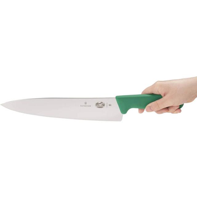 [三太郎の日P10倍！] 日本正規品 ビクトリノックス Victorinox シェフナイフ 25cm グリーン 5.2004.25GB