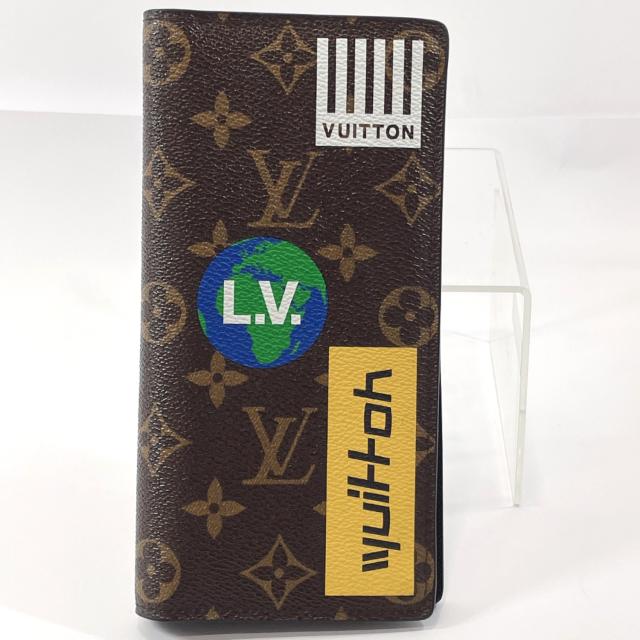 Louis Vuitton ルイヴィトン 長財布 M673 ポルトフォイユ ブラザ ロゴ ストーリー モノグラムキャンバス ブラウン メンズ 中古の通販はau Pay マーケット Jp Brands Com