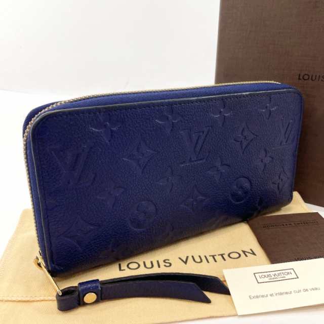 Louis Vuitton ルイヴィトン 長財布 M ジッピー ウォレット モノグラムアンプラント ブルー レディース 中古の通販はau Pay マーケット Jp Brands Com