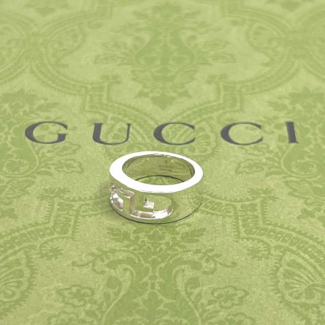 GUCCI グッチ リング・指輪 GGロゴ シルバー925 11号 シルバー ユニセックス 中古