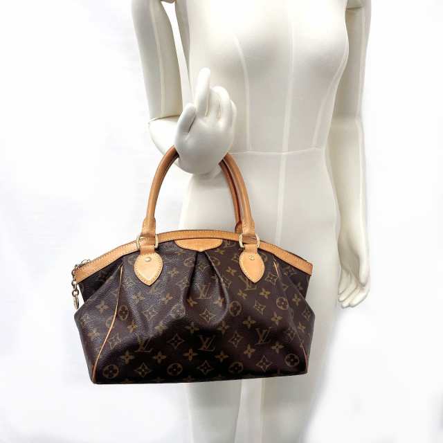 LOUIS VUITTON ルイヴィトン ハンドバッグ M40143 ティヴォリ PM モノグラムキャンバス/ヌメ革 ブラウン レディース 中古
