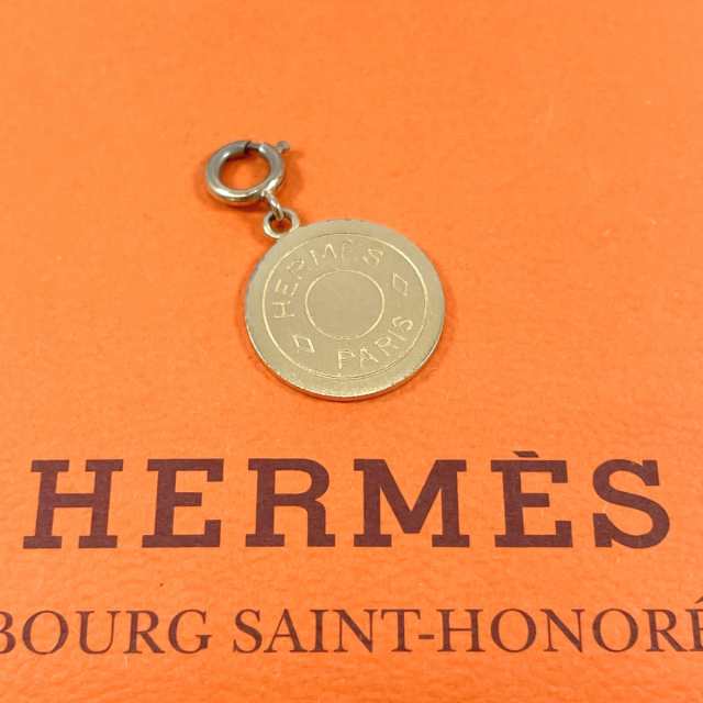 HERMES エルメス チャーム セリエ メタル ゴールド ユニセックス 中古