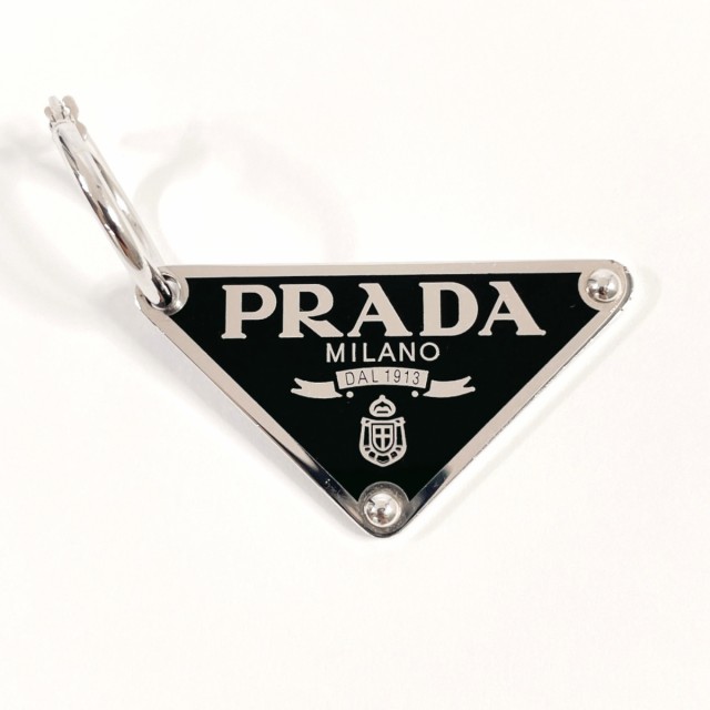 PRADA プラダ ピアス トライアングル ロゴ シルバー925 シルバー ユニセックス 中古｜au PAY マーケット