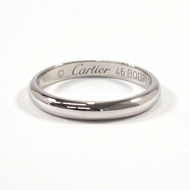 6号 カルティエ CARTIER リング・指輪 ウェディング リング Pt950