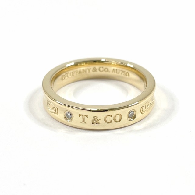 TIFFANY&Co. ティファニー リング・指輪 1837 ナロー 2PD K18ゴールド 