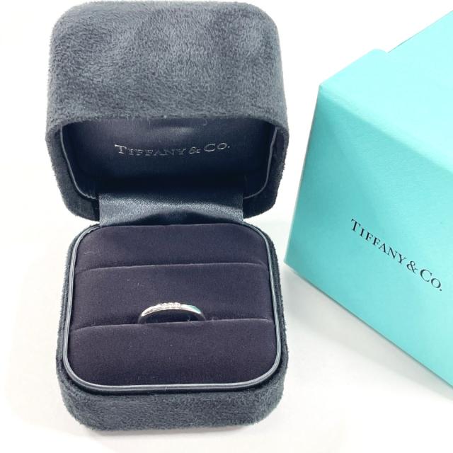 【TIFFANY&Co.】ティファニー プラチナ　Pt950　リング　6号 TIFFANY&Co. ティファニー センチメンタルハート リング 指輪 6
