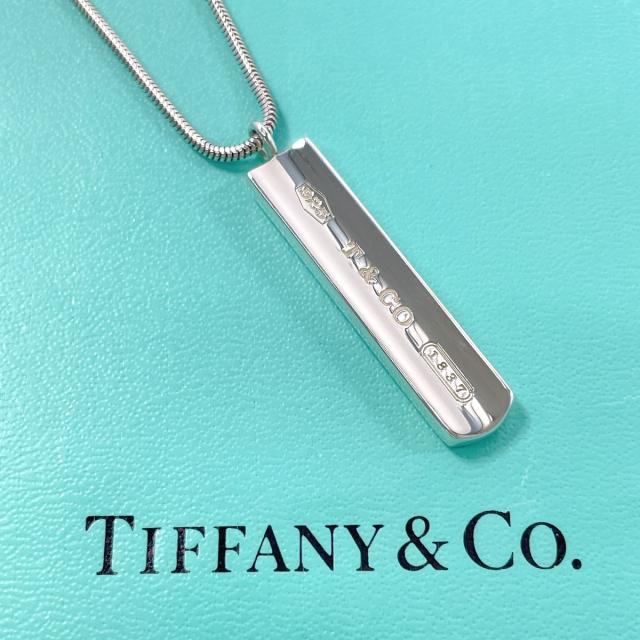 TIFFANY&Co. ティファニー ネックレス 1837 バー ペンダント シルバー  