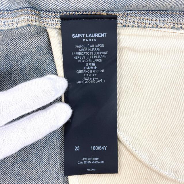サンローランパリ SAINT LAURANT デニムスカート SAINT LAURENT PARIS サンローランパリ デニムスカート