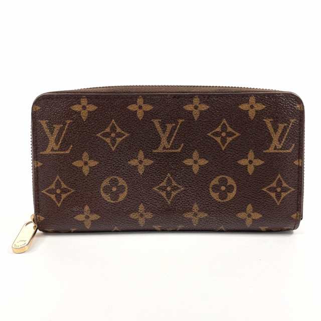 LOUIS VUITTON ルイヴィトン 長財布 M60017 ジッピー ウォレット モノグラムキャンバス ブラウン ユニセックス 中古