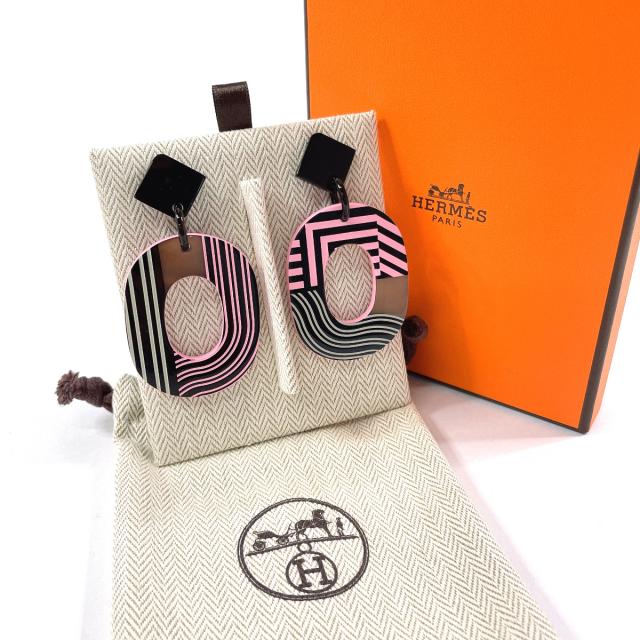 HERMES エルメス ピアス イスム ポップ ライン バッファロー