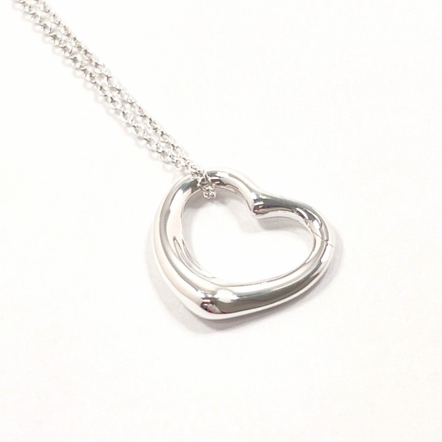 TIFFANY&Co. ティファニー ネックレス オープンハート エルサペレッティ シルバー925 シルバー レディース 中古の通販は 16,560円