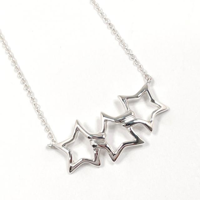 TIFFANY&Co. ティファニー ネックレス トリプルスター シルバー
