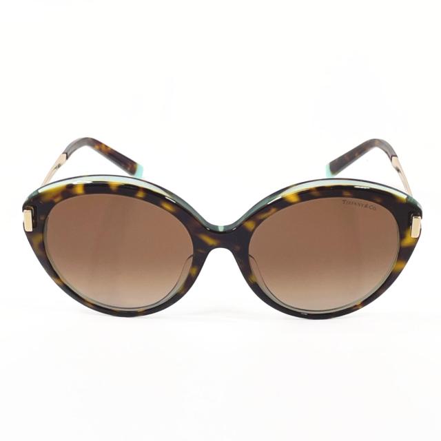 TIFFANY&Co. ティファニー サングラス TF 4167-F T 合成樹脂 ブラウン レディース 新品