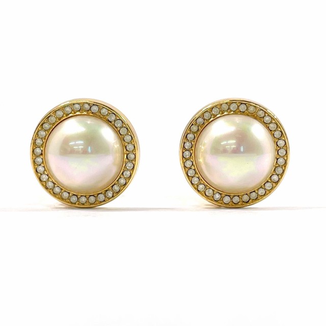 アクアマリン・ピアス・一粒・k10・王冠