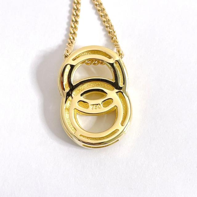 【K3160】CELINE ネックレス　サークルロゴ　アクセサリー VINTAGE CELINE/セリーヌ】 サークルロゴ ネックレス