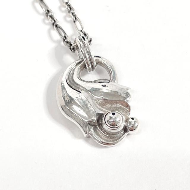 GEORG JENSEN(ジョージジェンセン) ネックレス - シルバー×カラー