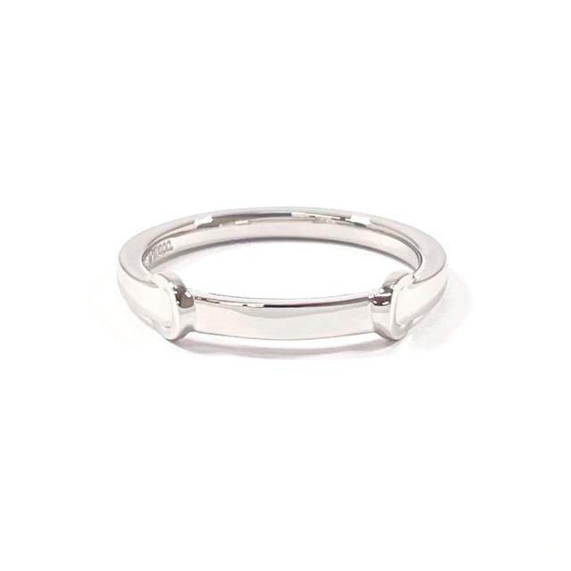 ホワイトゴールドK14WG　ダイヤモンド0.06 リング　指輪 K14WG（ホワイトゴールド） ダイヤリング 指輪 セブンスターリング 17号