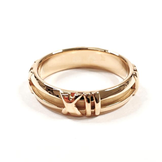 Tiffany & Co. K18YG アトラス ニューメリックリング 10号