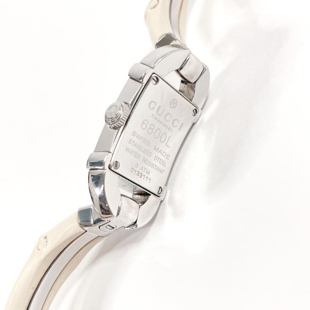 GUCCIグッチバンブーバングルウォッチ6800Lレディース腕時計 楽天市場】【ウォッチ】GUCCI グッチ 6800L バングル シルバー