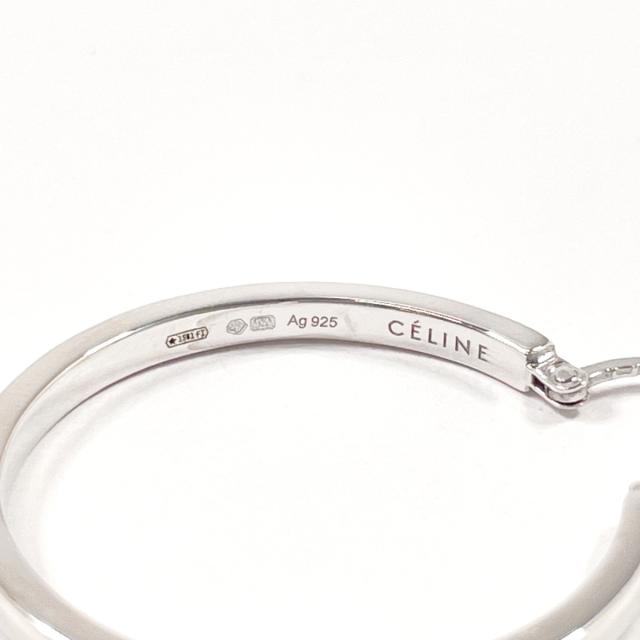 CELINE セリーヌ ピアス フープ シルバー925 シルバー レディース 中古
