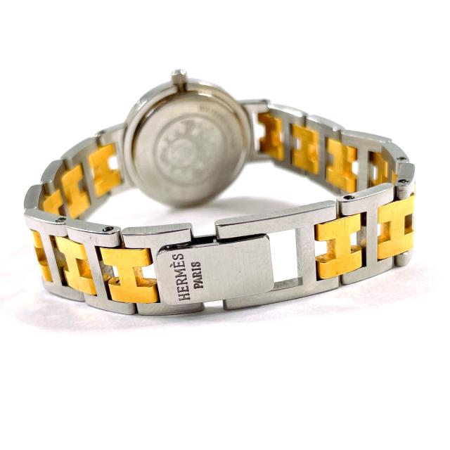 HERMES エルメス 腕時計 クリッパー ステンレススチール/GP