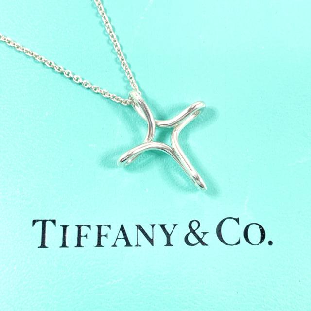 ティファニー エルサペレッティ インフィニティ クロス ネックレス