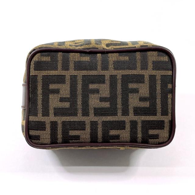 FENDI フェンディ ポーチ バニティバッグ ズッカ キャンバス