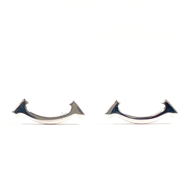 極美品 ティファニー Tスマイル 片耳 ピアス シルバー925 極美品 ティファニー Tスマイル 片耳 ピアス シルバー925