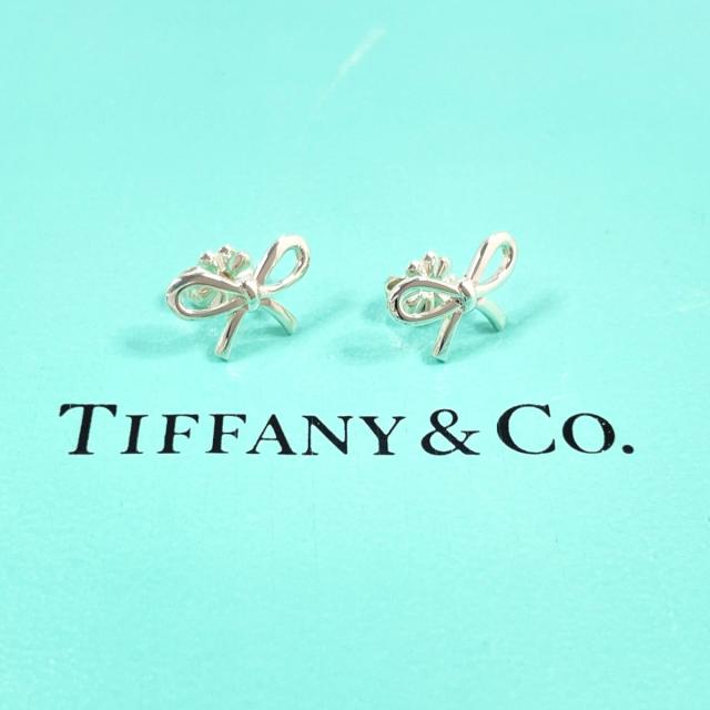 Tiffany&Co. ティファニー ボウ ピアス リボンモチーフ AG925