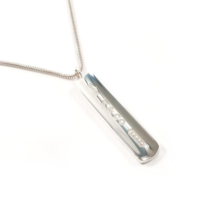 美品　Tiffany ティファニーバーネックレス アトラス シルバー 925 ティファニー ネックレス レディース アトラス バー シルバー 925