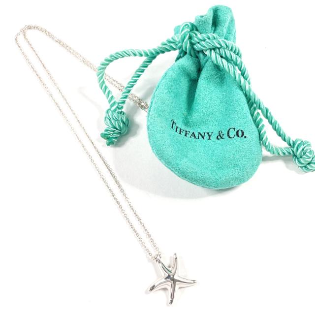 ※セール最終日※Tiffany/スターフィッシュ/シルバーネックレス925 ティファニースターフィッシュシルバーネックレス セール最終日