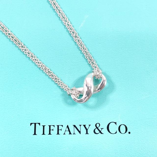 ティファニー インフィニティ ネックレス SV925 ダブルチェーン