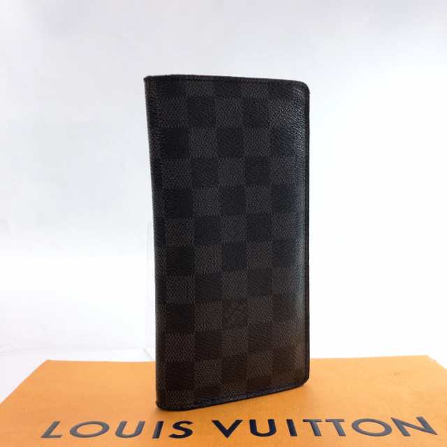 Louis Vuitton ルイヴィトン 長財布 N ポルトフォイユ ブラザ ダミエグラフィットキャンバス ブラック メンズ 中古の通販はau Pay マーケット Jp Brands Com