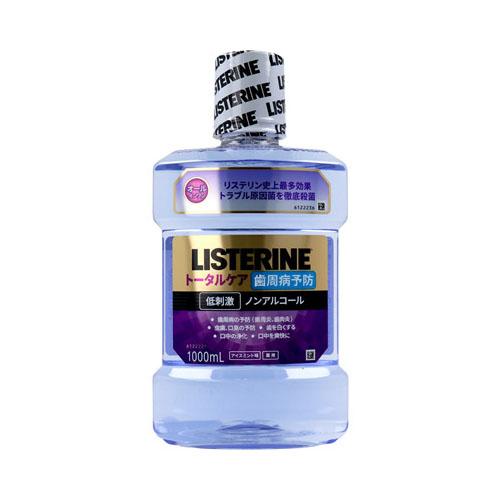 ジョンソン・エンド・ジョンソン 薬用リステリン トータルケア歯周クリア ノンアルコール アイスミント味 1000mL オーラル マウスウォッシュ