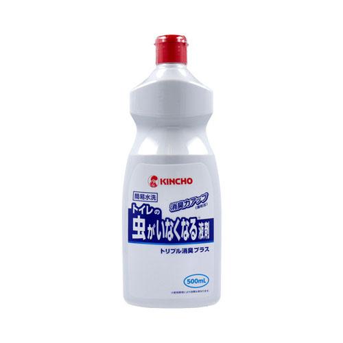 キンチョウ トイレの虫がいなくなる液剤 トリプル消臭プラス 500mL