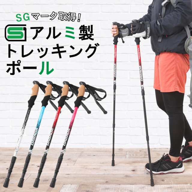 トレッキングポール 2本セット 伸縮 軽量 トレッキングステッキ ノルディックウォーキング ポール ウォーキングポール 登山 ストックの通販はau  PAY マーケット - カノンショッピングストアー