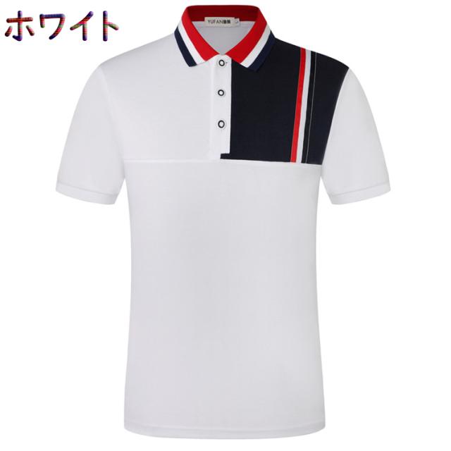 送料無料 ポロシャツ メンズ 半袖 ｔシャツ 綿 吸汗 ゴルフ Polo 3色 S 3xl 大きいサイズ バイカラー 父の日 ギフト コーデ幅広い 新品の通販はau Pay マーケット ｍ ｋ