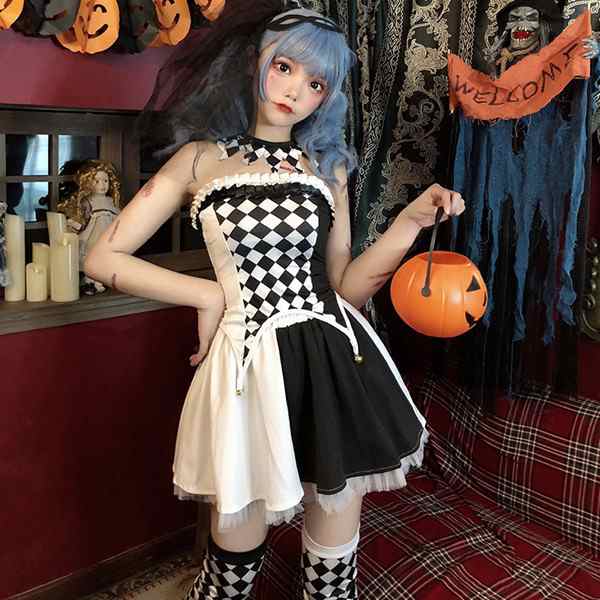 送料無料!ピエロ衣装 ハロウィン衣装 レディース ハロウィン コスプレ魔女 5点セット ワンピース 大人用 仮装 ドラキュラ 文化祭 学園祭  の通販はau PAY マーケット ｍ＆ｋ au PAY マーケット－通販サイト