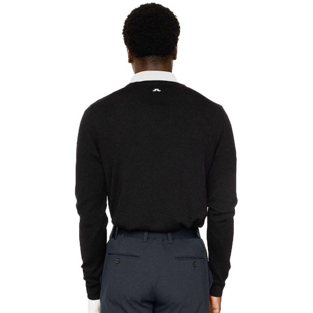 ゴルフウェア Jリンドバーグ メンズ メリノウール Vネック 長袖