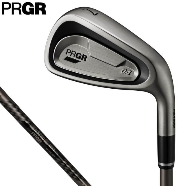 [数量限定] PRGR プロギア　04 ゼロヨン Limited Black Edition アイアン　単品 SPEC STEEL III Ver.2 Luxury Black スチールシャフト [2025年モデル]