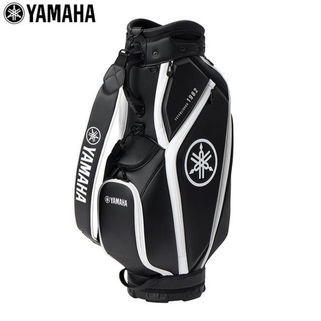 ヤマハ　メンズ ミドルサイズ キャディバッグ Y26CBM BKW ブラック×ホワイト [2026年モデル]