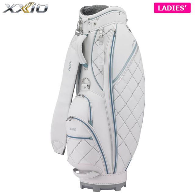 ダンロップ XXIO ゼクシオ　レディース 軽量モデル キャディバッグ GGC-X165W ホワイト/ブルー [2025年モデル]