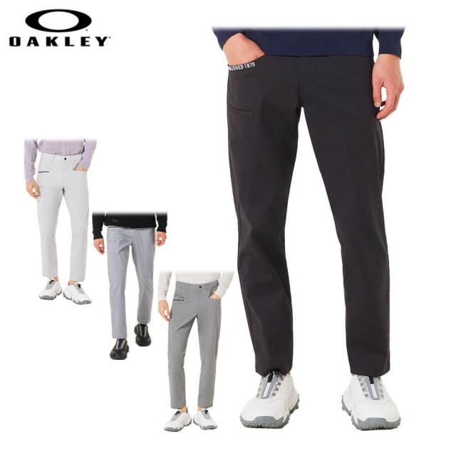 [30％OFF] ゴルフウェア　オークリー メンズ 千鳥格子柄 テーパード ロングパンツ FOA408305 [2025年秋冬モデル]