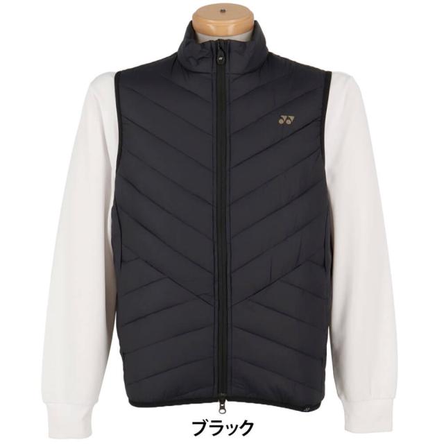 [50％OFF] ゴルフウェア　ヨネックス メンズ 中綿 フルジップ ベスト GWF9224 特価_1