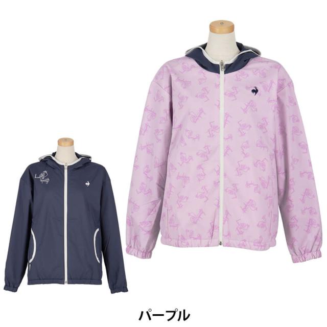 [30％OFF] ゴルフウェア　ルコック レディース リバーシブル フーディー 長袖 ブルゾン LG5FWB02L [2025年秋冬モデル]_1