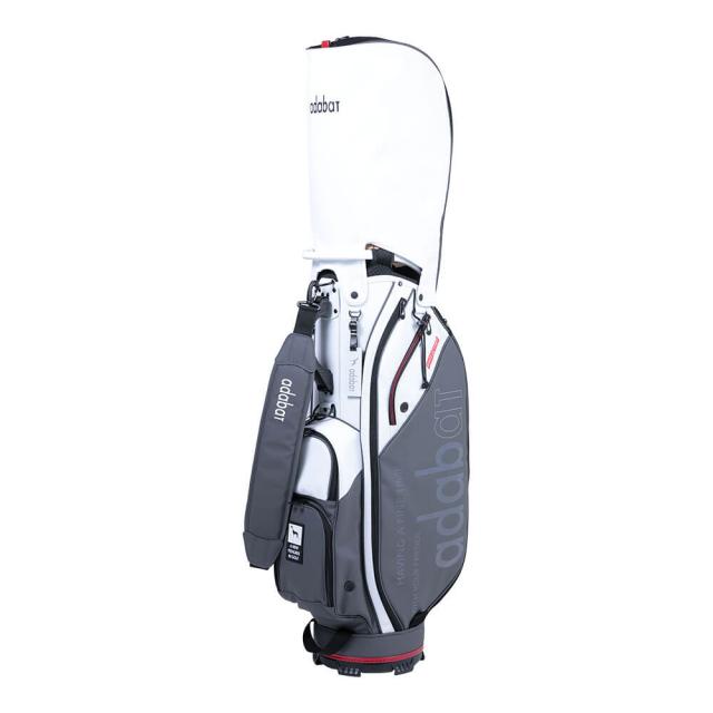 アダバット　メンズ カジュアルデザイン キャディバッグ ABC438 WG ホワイト/グレー [2026年モデル]